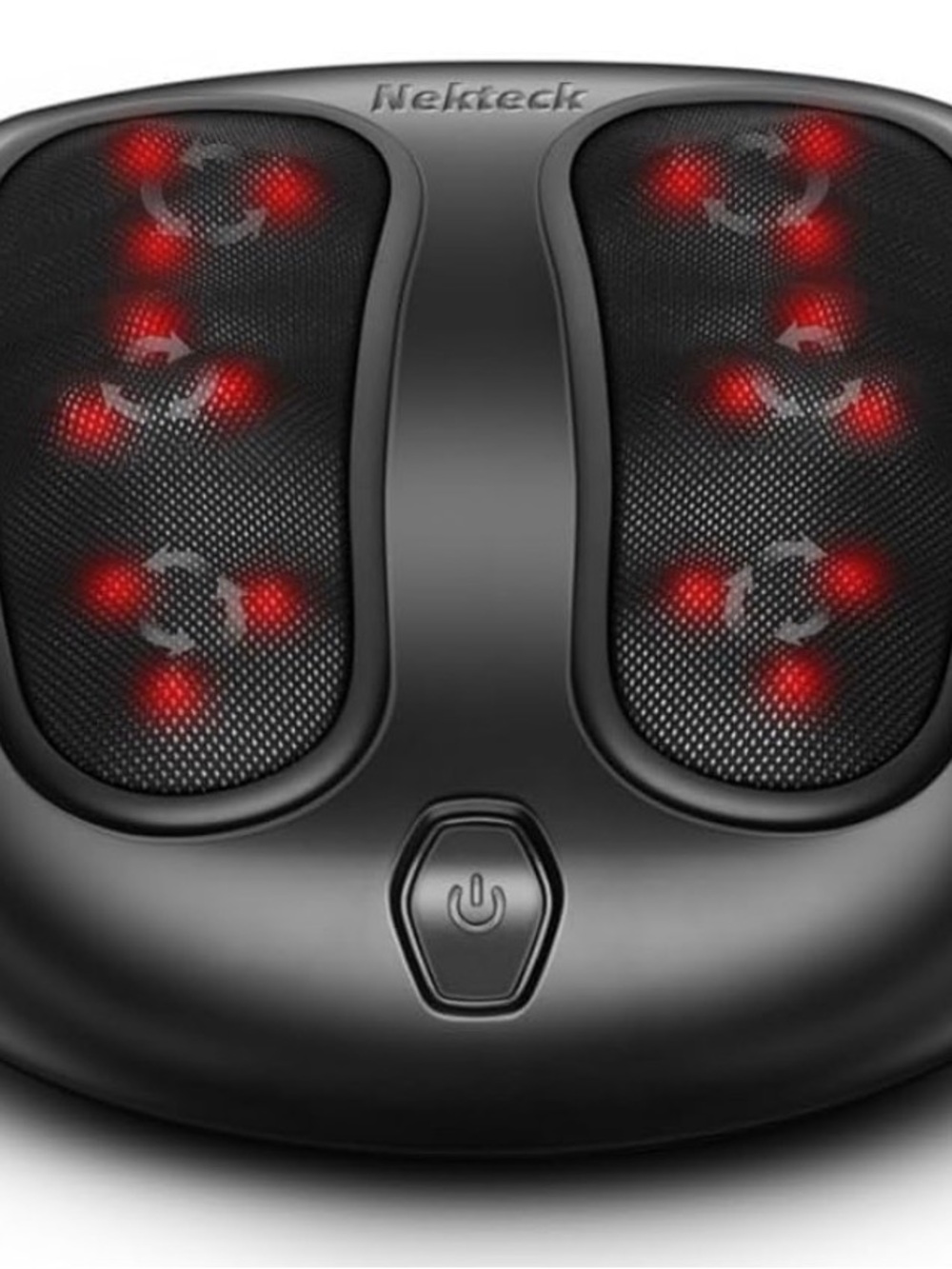 Nekteck Shiatsu Foot Massager with Heat - Black